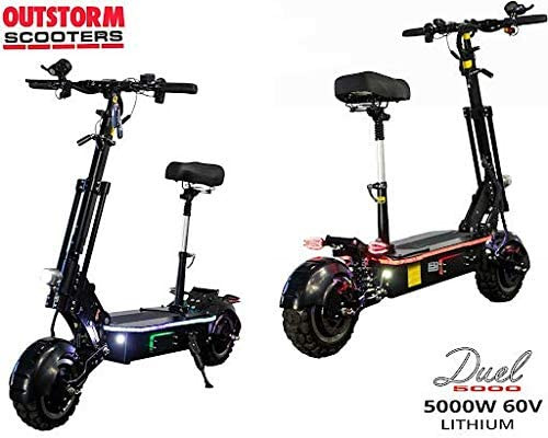 2024 MAXX 60MPH Ultra High Speed Electric Scooter for Adults Foldable, 5000W Power Dual Motor| 60V /38.5Ah Battery | 83 Miles Range | Grade 30��