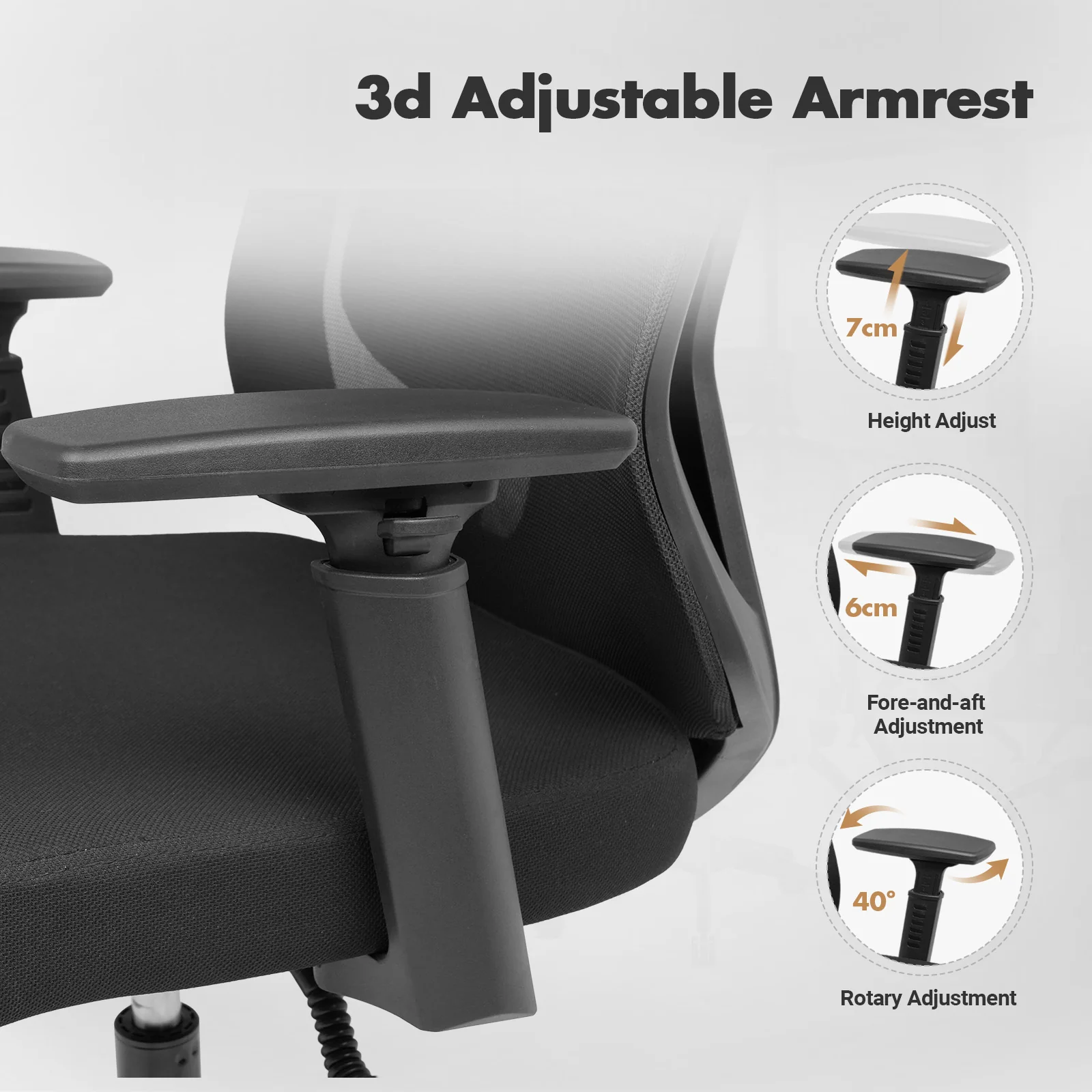 Ergonomic Office Chair Mesh High Back Desk Chair