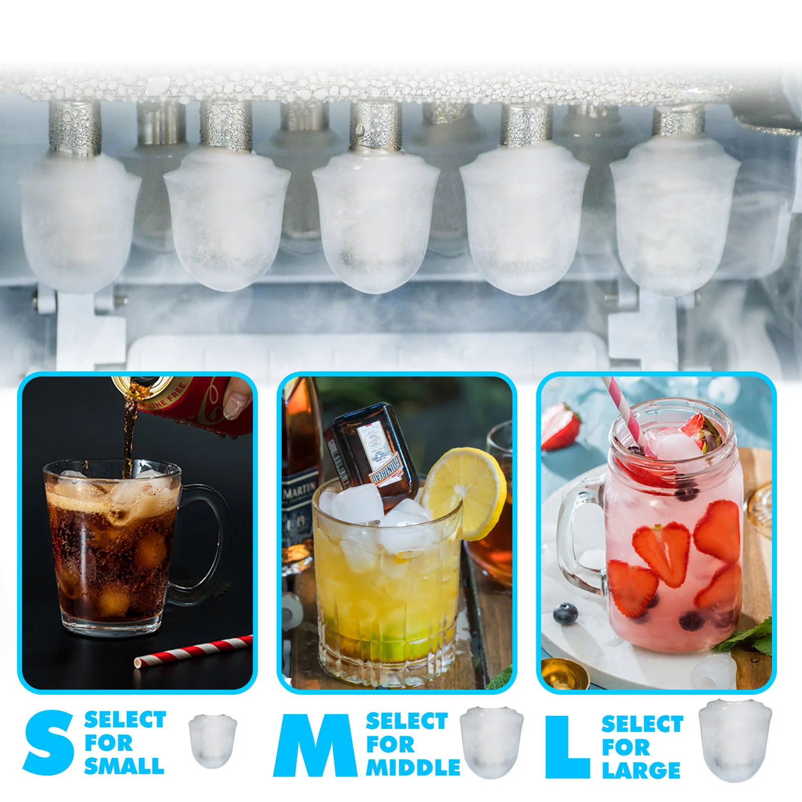 Countertop Water Dispenser Portable Ice Maker