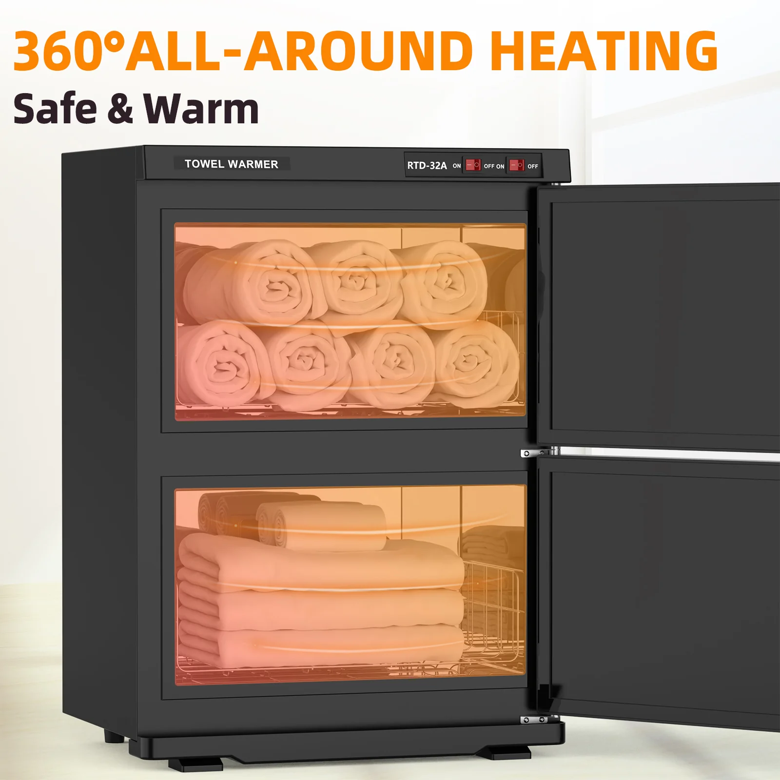 Electric Warmer Towel Cabinet 32L