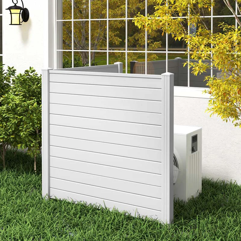 2/4 Panel Air Conditioner Fences for Garden Yard, 48
