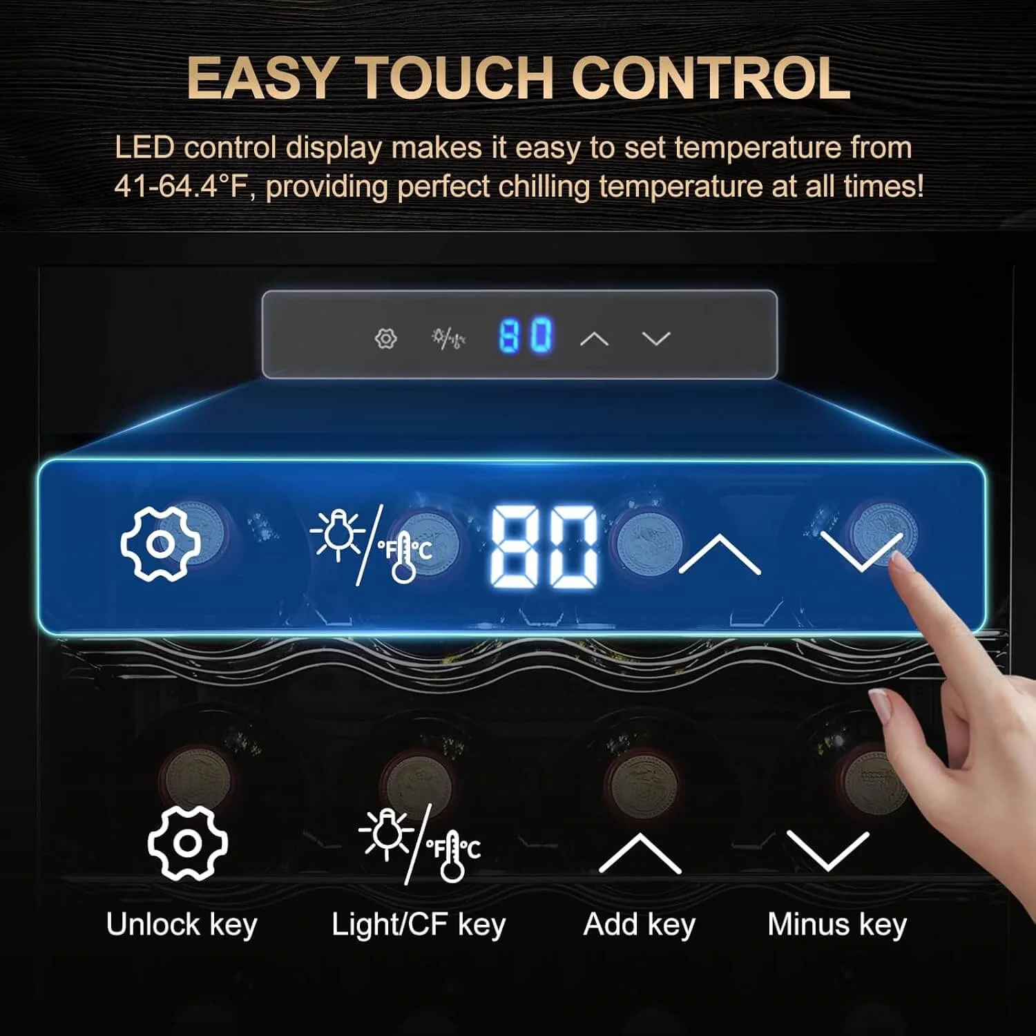 Mini Wine Fridge 28 Bottles