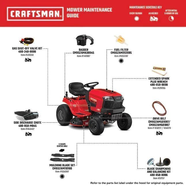 Craftsman T100 36-in 11.5-hp Riding Lawn Mower