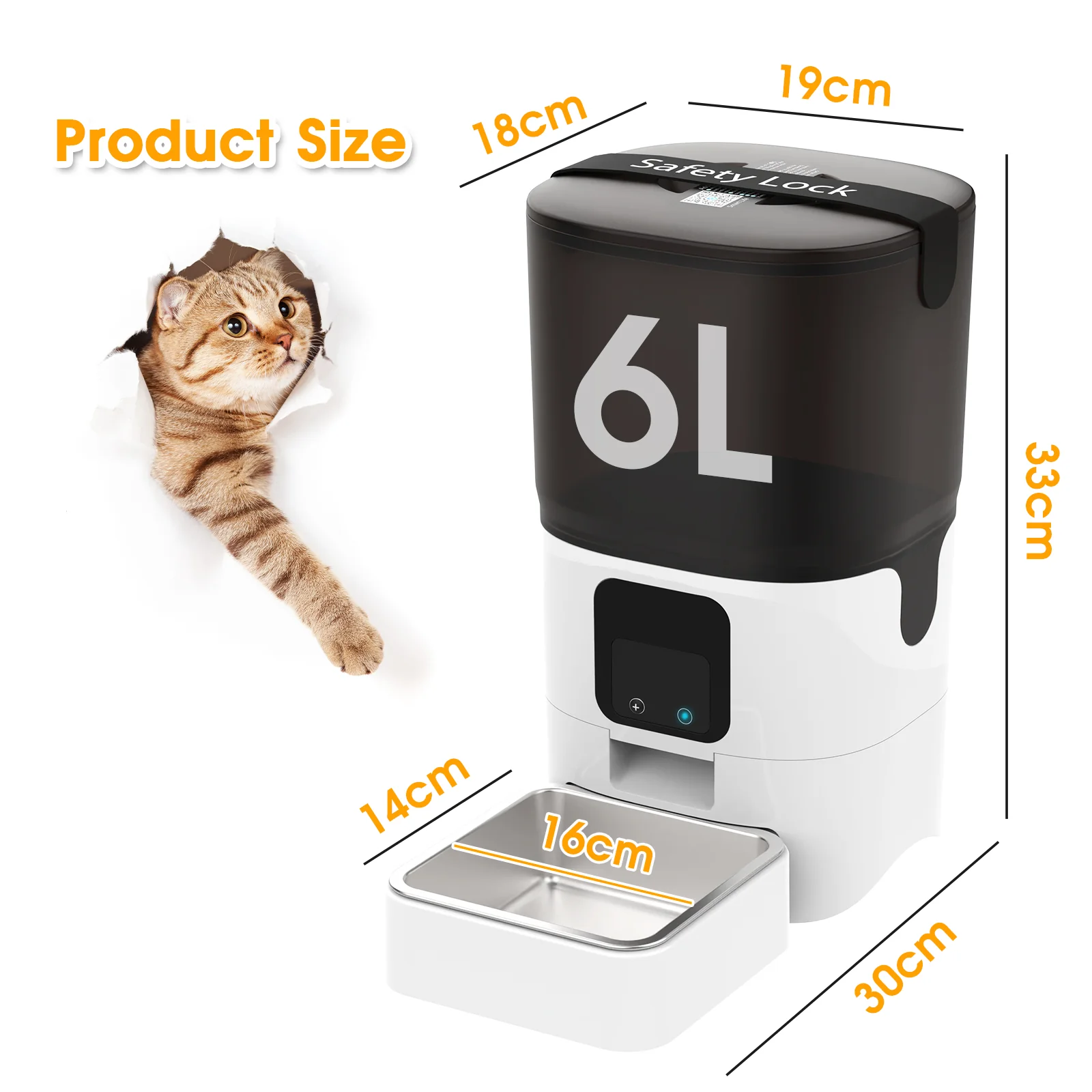 Automatic Cat Feeder WiFi & Pet Water Fountain