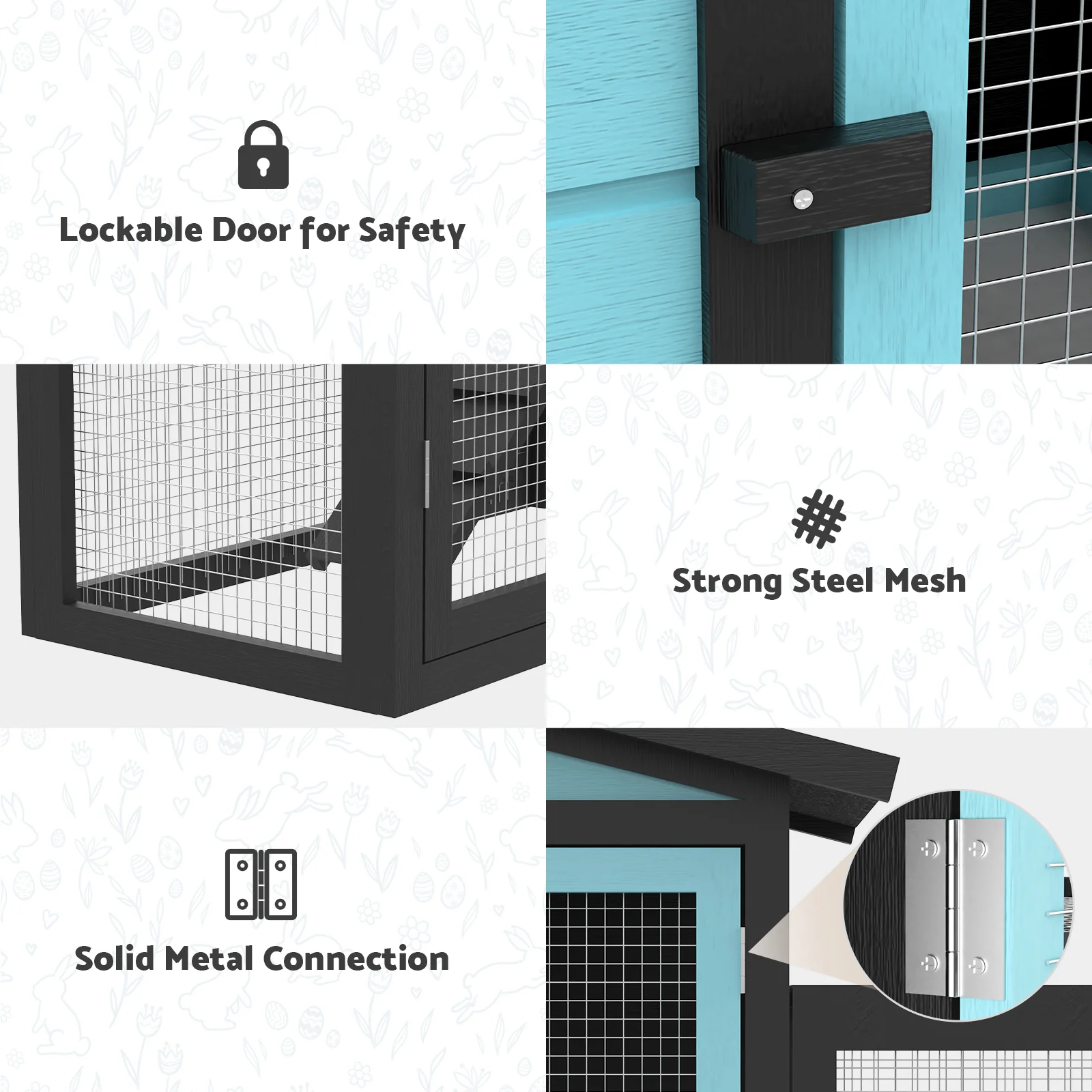 Rabbit Hutch Wooden Chicken Coop(Pre_Order)