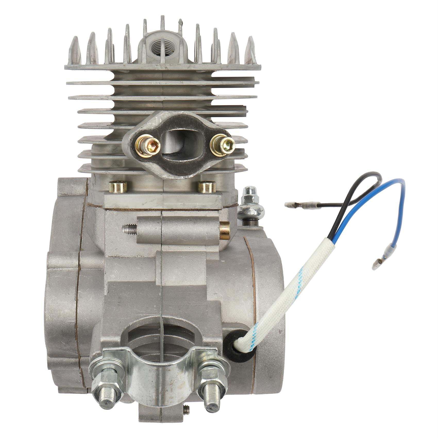 80cc 2-Stroke Engine Bike Motor Kit for 26��� Bicycles, Silver White
