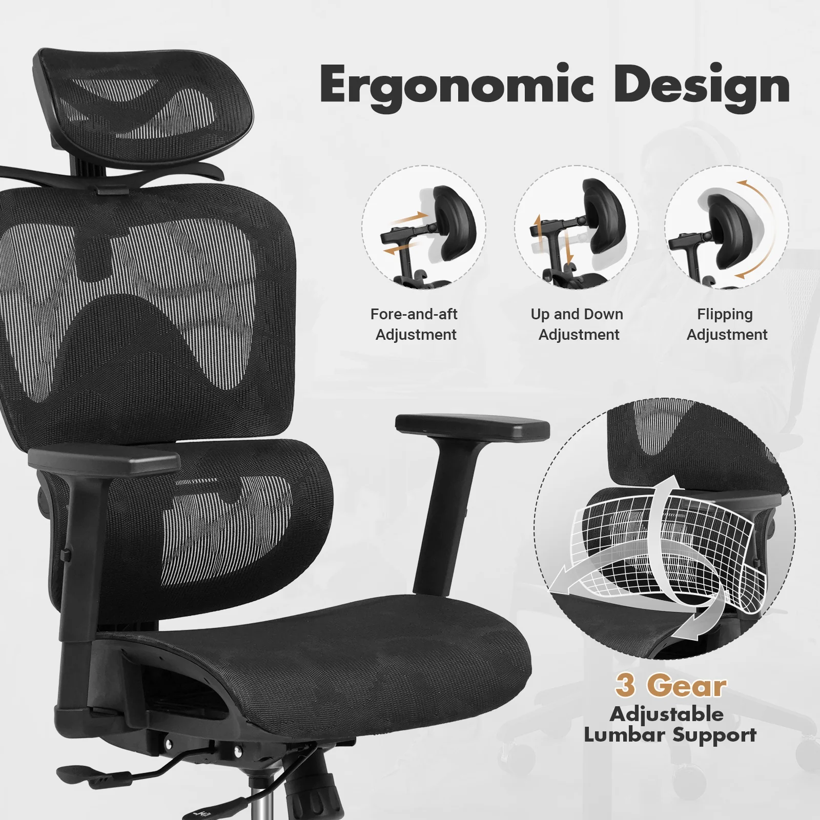 Ergonomic Office Chair Computer Chairs