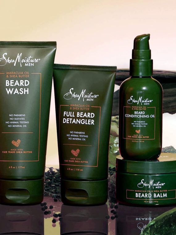 2024 SheaMoisture Beard Kit for Men  Beard Wash  Beard Balm  Beard Oil  Beard Conditioner  Complete Beard Grooming Kit  Gifts for Men  Gifts for Husband  Natural Ingredients  Shea Butter & Maracuja Oil