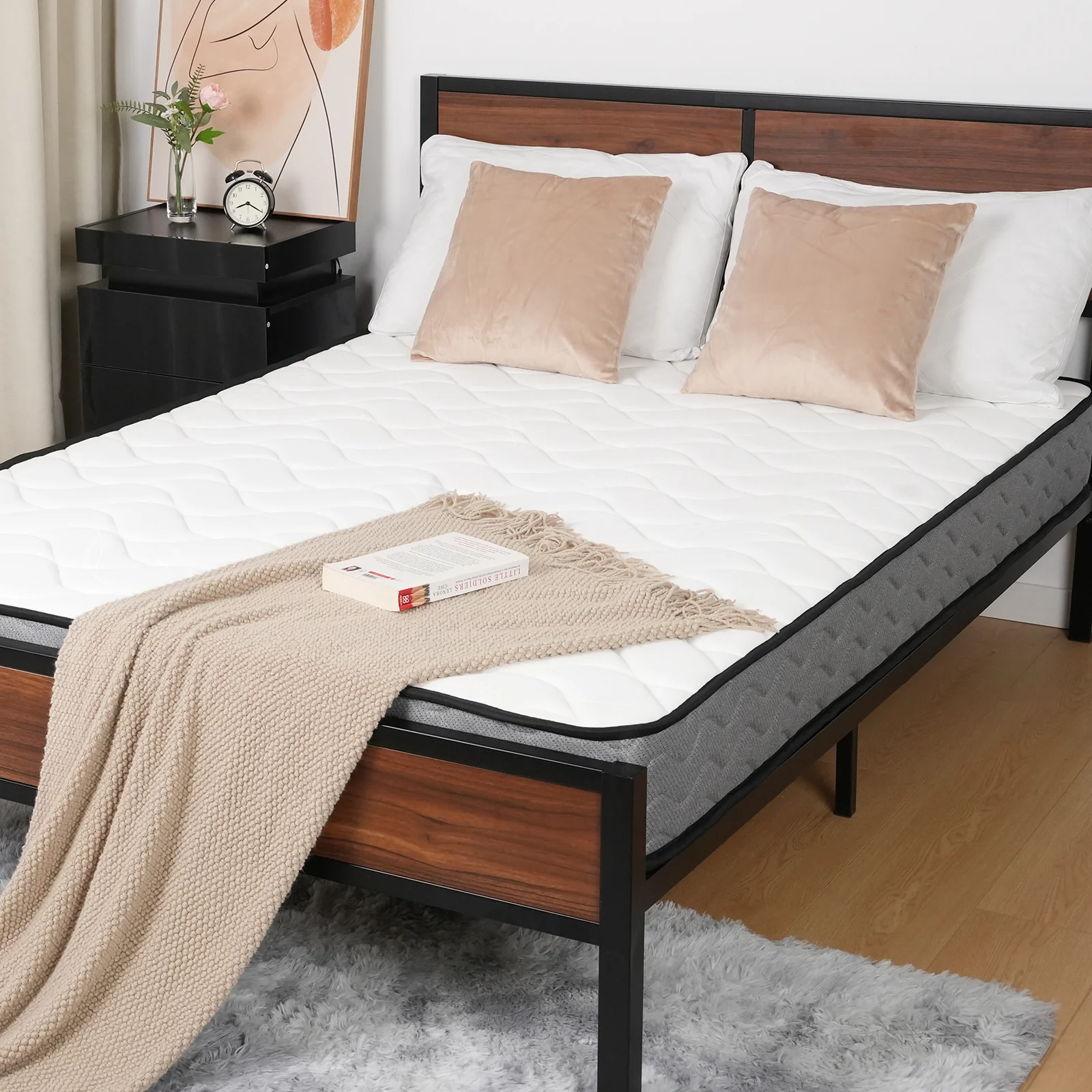 20CM S/D/Q Memory Foam Springs Mattress
