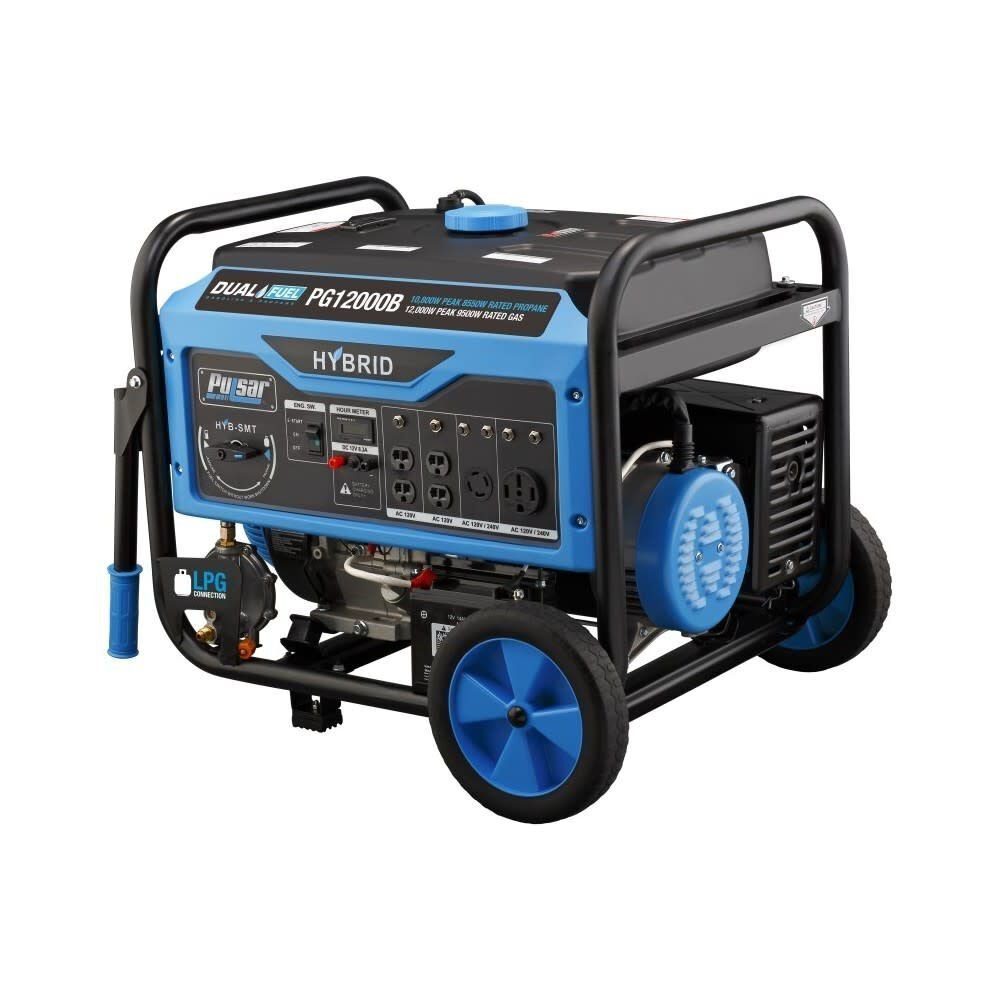Pulsar Generator 120/240V 457cc 4 Stroke Dual Fuel Portable