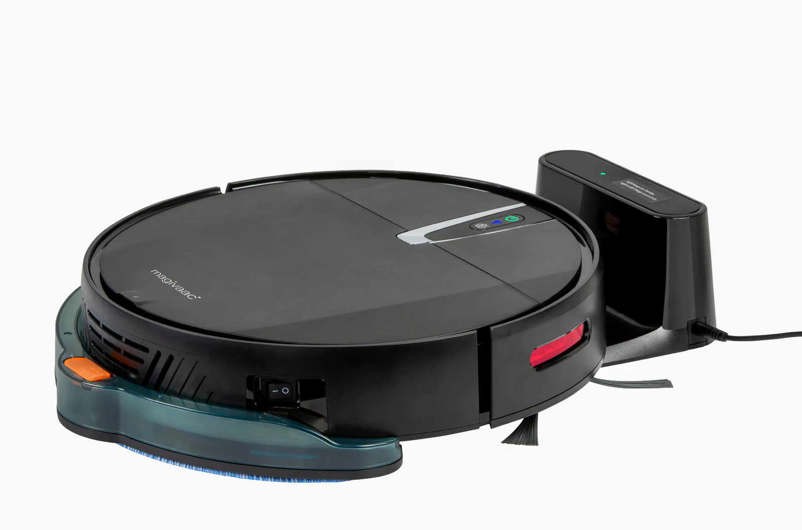 Smart Robot Vacuum Cleaner w/ 3-in-1 HEPA & Mopping Pad Black