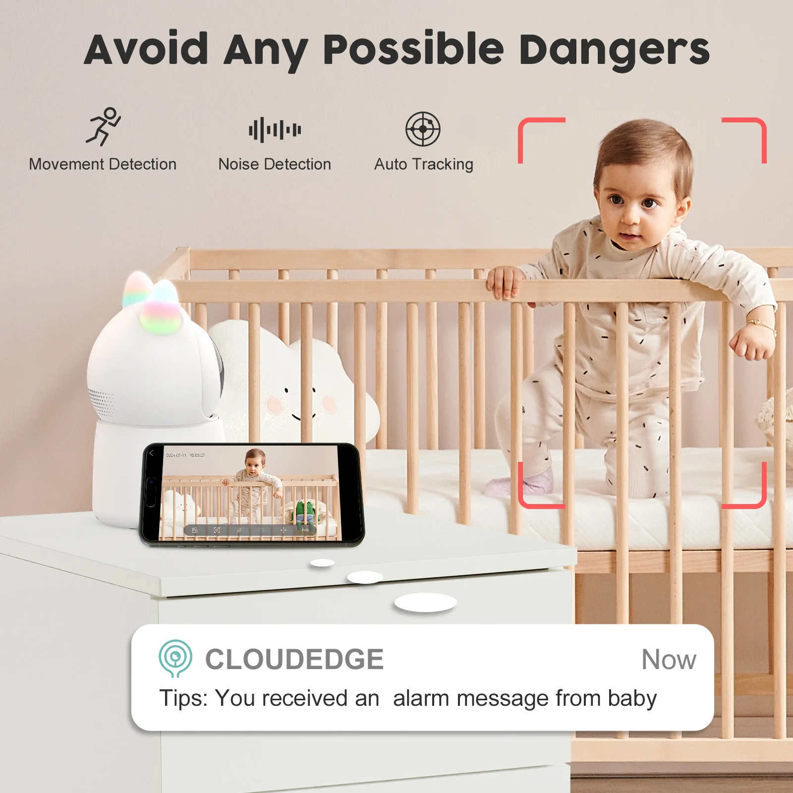 Baby Monitor WiFi Video Baby Security Camera