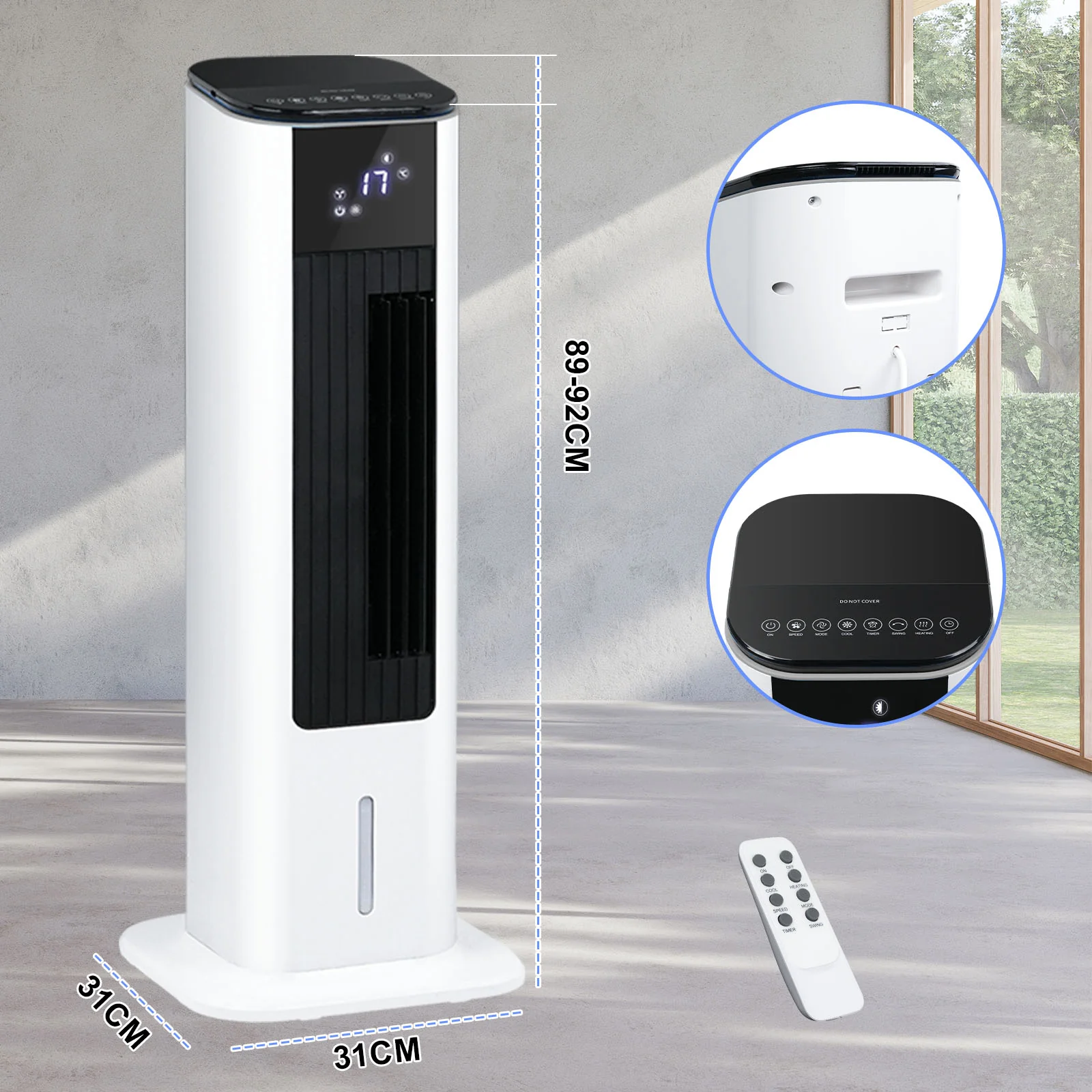 Cooler & Heater 3.5L Air Conditioner Fan