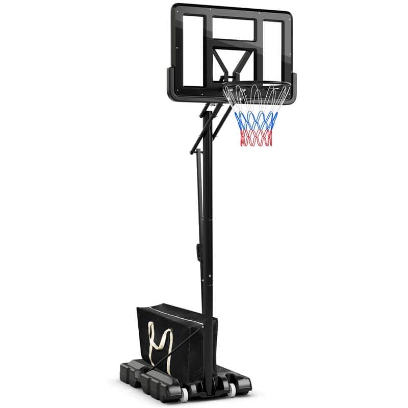 8-10FT 5-Level Height Adjustable Basketball Goal Stand with 44
