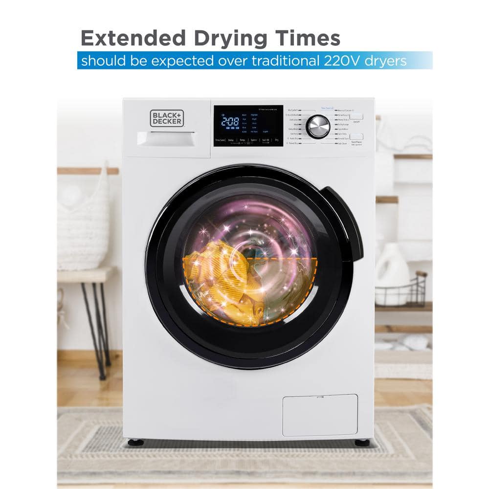 BLACK+DECKER 2.7 cu. ft. All-in-One Washer and Dryer Combo in White BCW27MW?? Last Day For Clearance