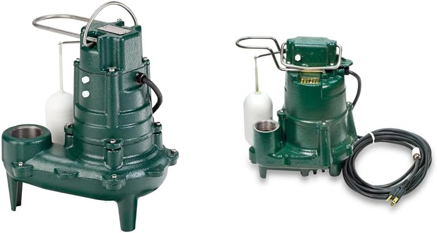 Sewage Pump, 1/2 HP Automatic �C Heavy-Duty Submersible Sewage, Effluent or Dewatering Pump