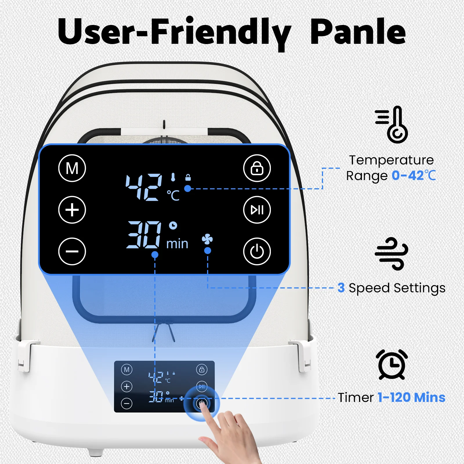 Foldable Automatic Pet Hair Dryer Box