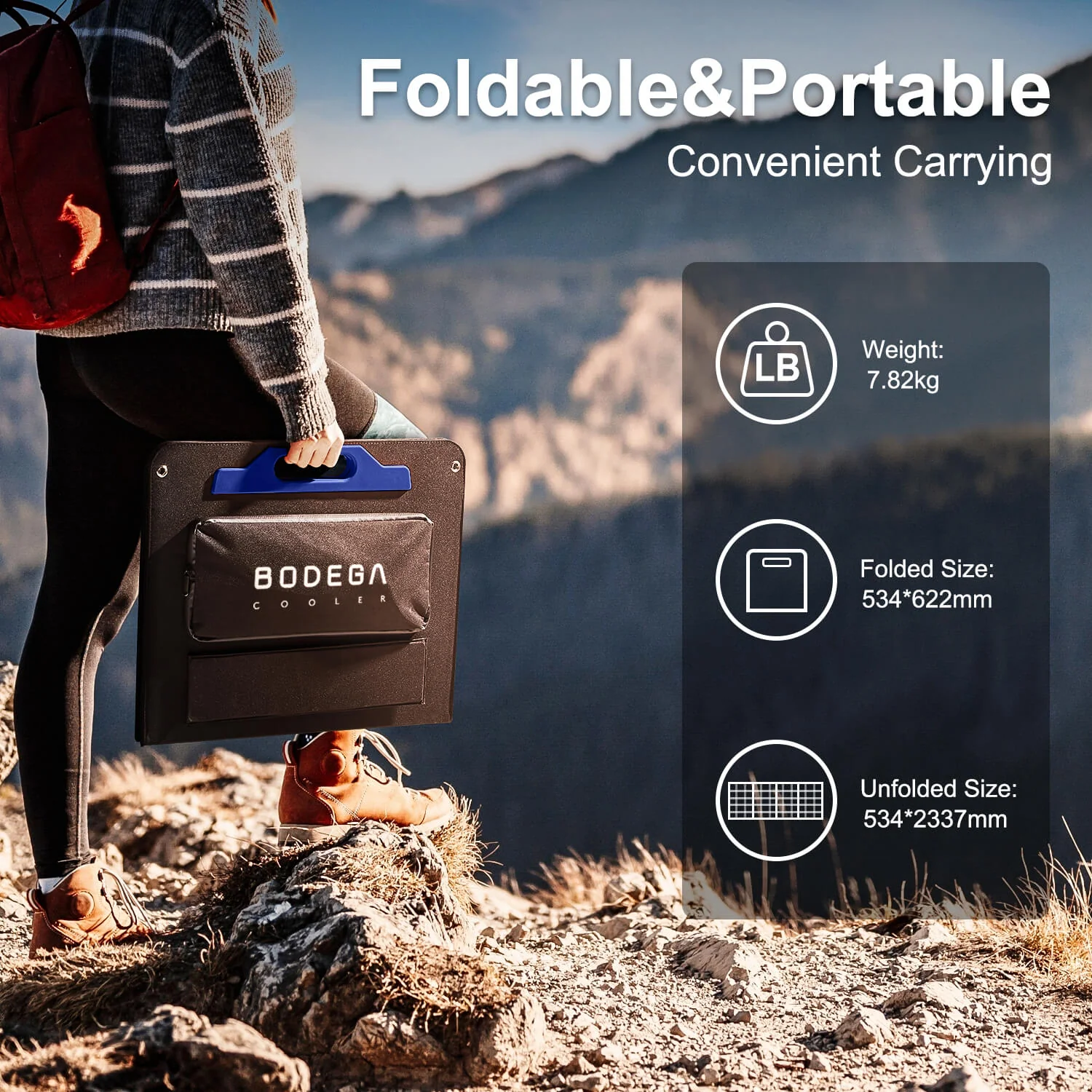 120W Portable Solar Panel Alternative Clean Source