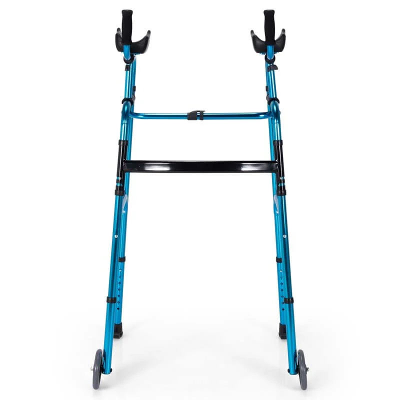 Foldable Standard Walker 440lbs Walking Mobility Aid with 5