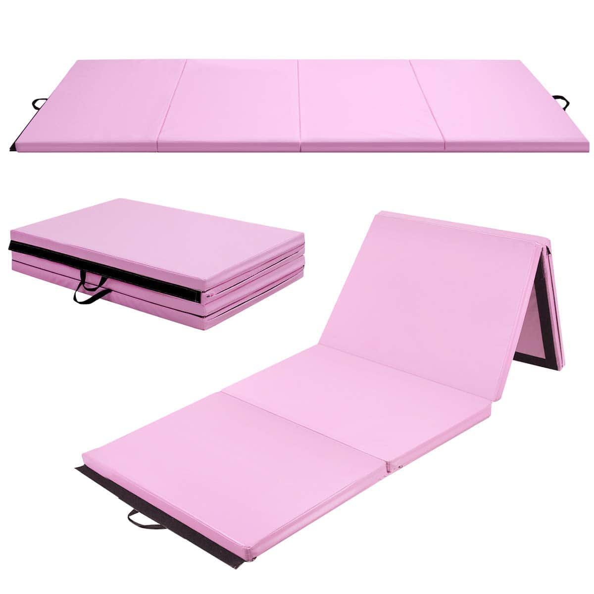 8' x 4' Anti-Tear Folding Gymnastics Mat for Yoga Fitness, 2