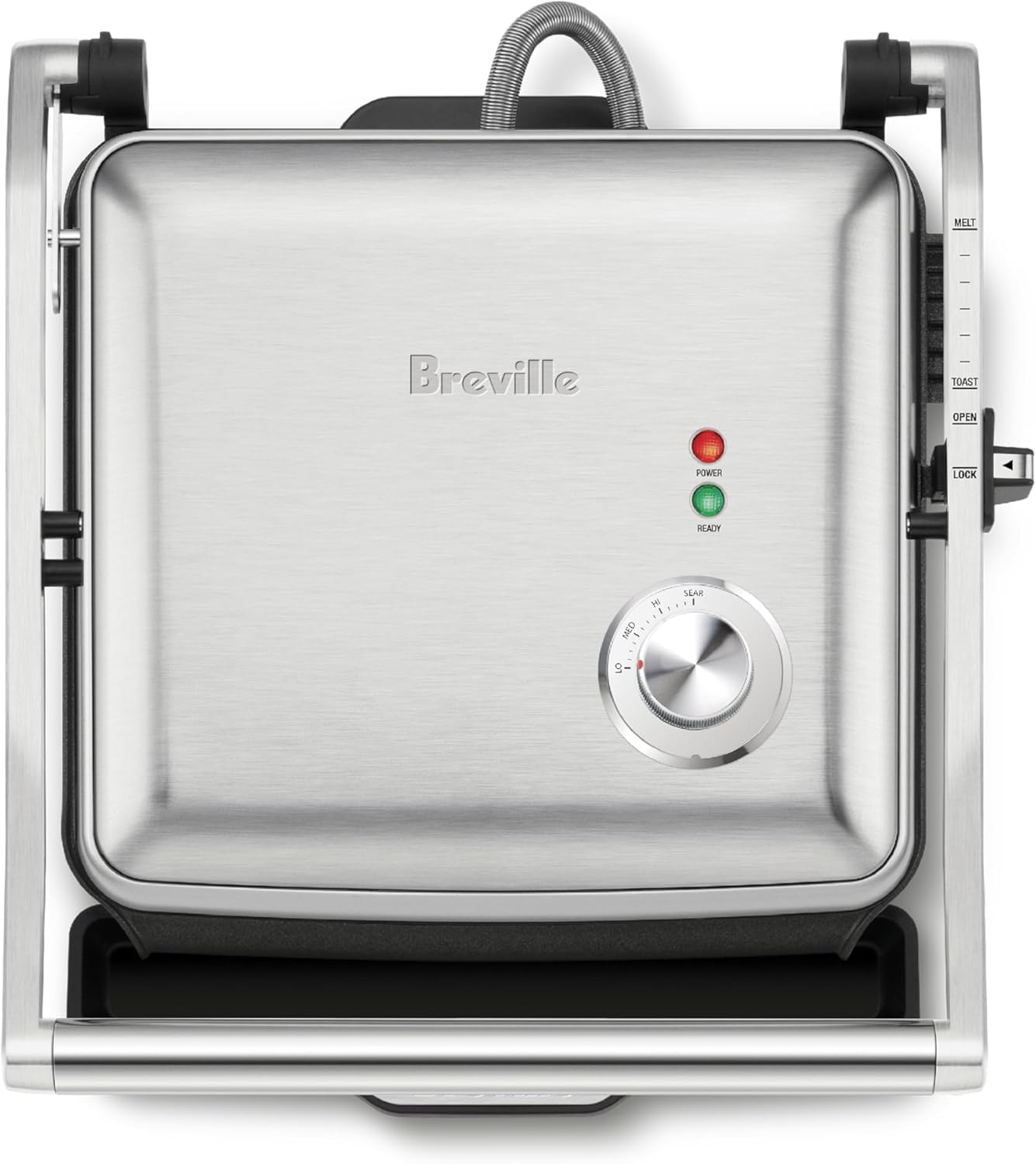 Breville the AdjustaGrill & Sear, Brushed Stainless Steel, LGR350BSS