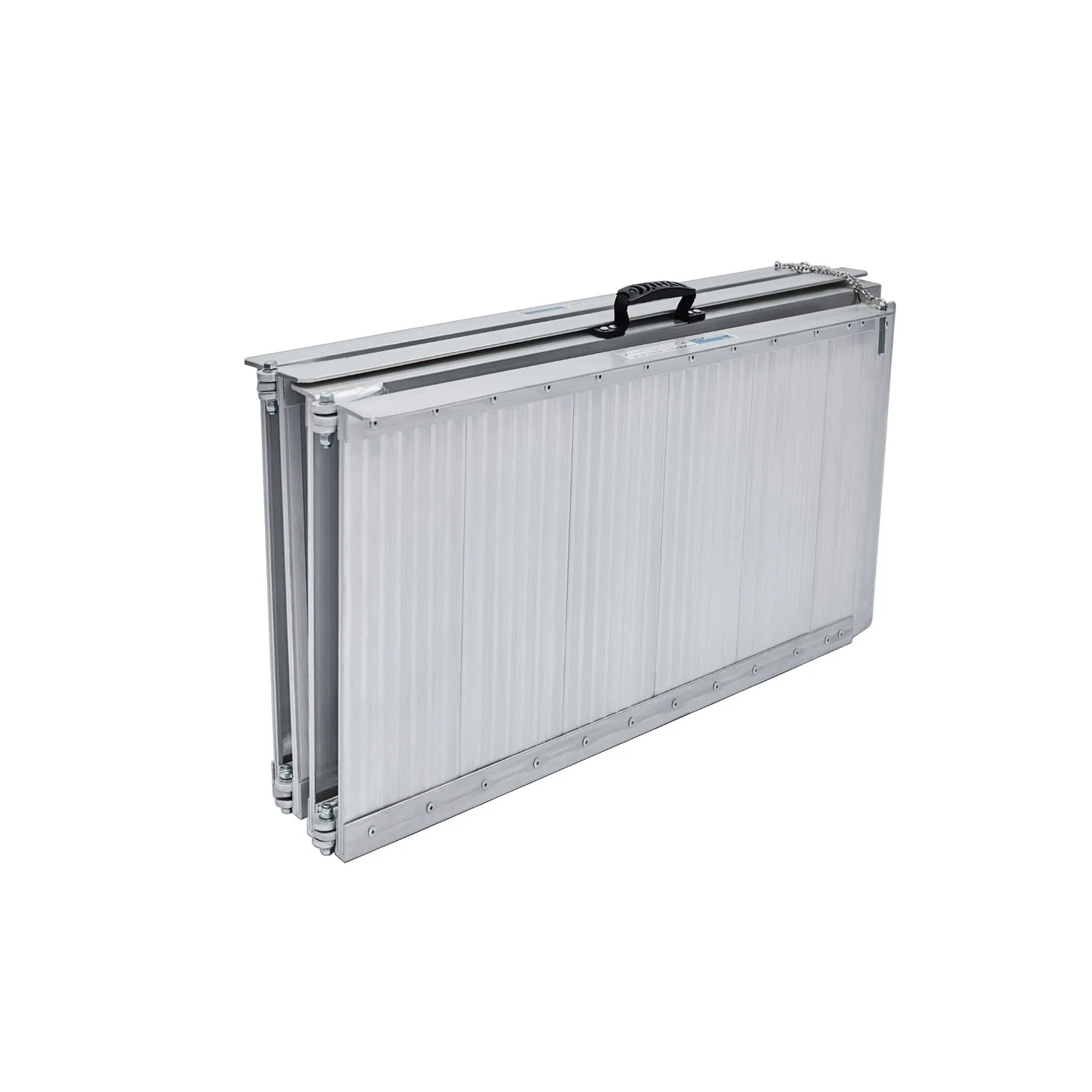 Kartrite 5ft Aluminium Foldable Wheelchair Ramp Non-Slip R02 Silver