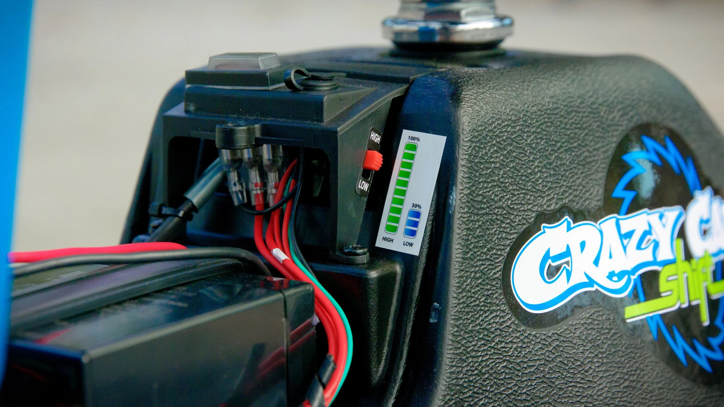 Razor Crazy Cart Shift - 12V Electric Drifting Go Kart for Kids - New High/Low Speed Switch and Simplified Drifting System