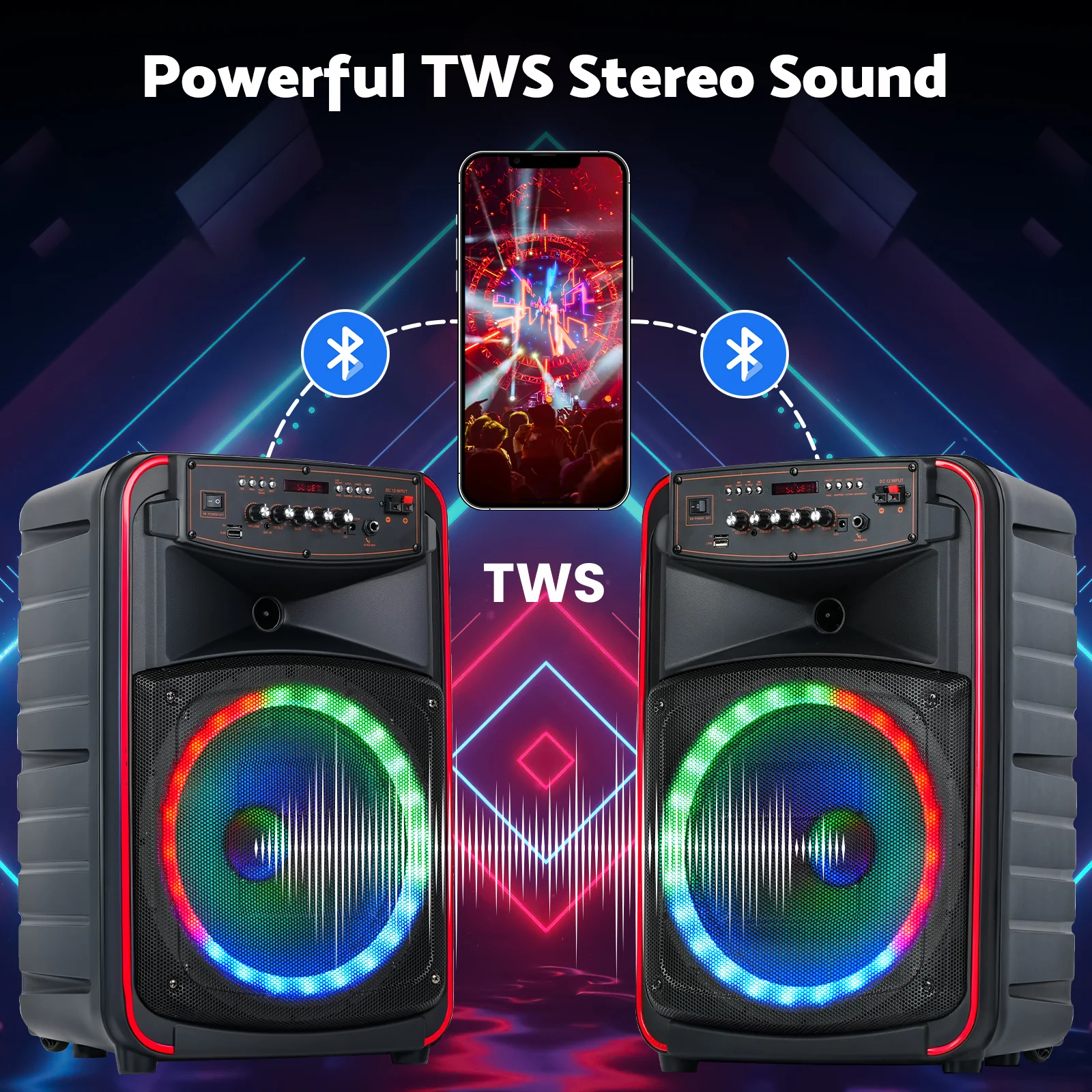 Karaoke Machine Portable Bluetooth Karaoke Speaker