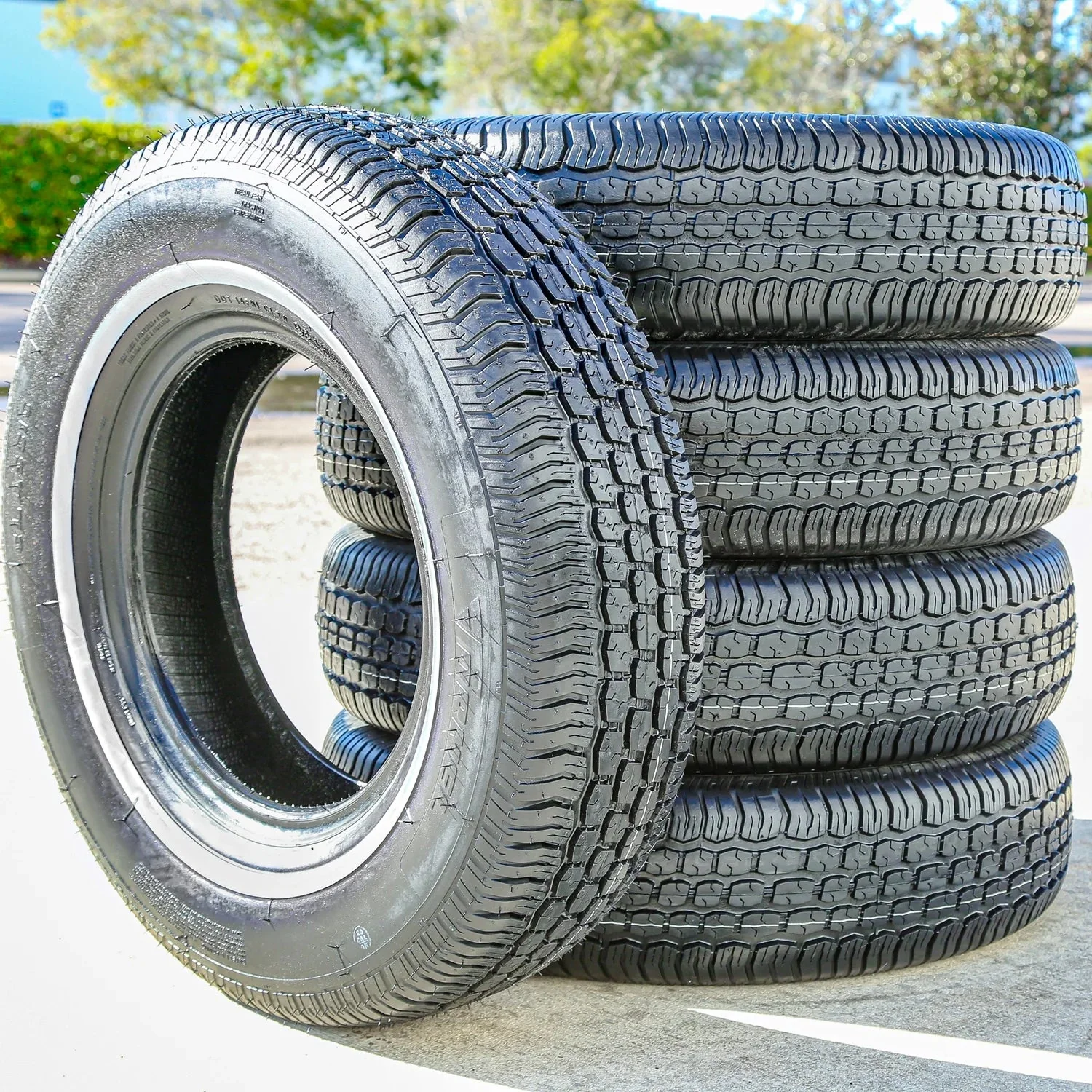 Set of All-Season Tires �C Fits 1988�C1992 Toyota Corolla LE, 1995�C1996 Toyota Tercel DX