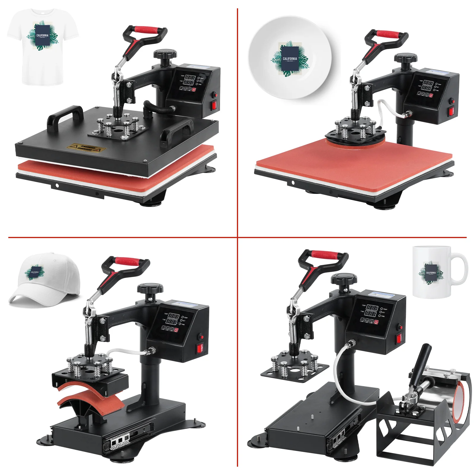 5 in 1 Heat Press Machine Printers