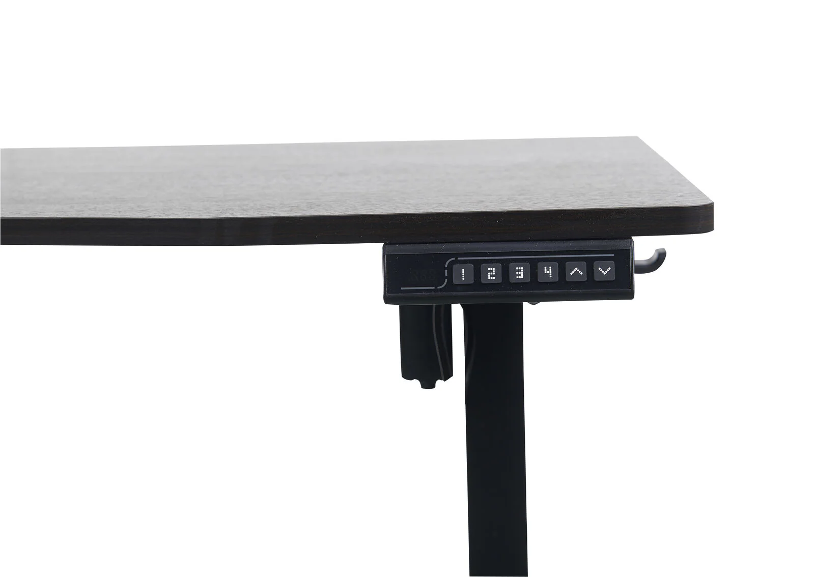 120 x 70cm Electric Standing Desk Height Adjustable Motorised Electric Sit Stand in Black