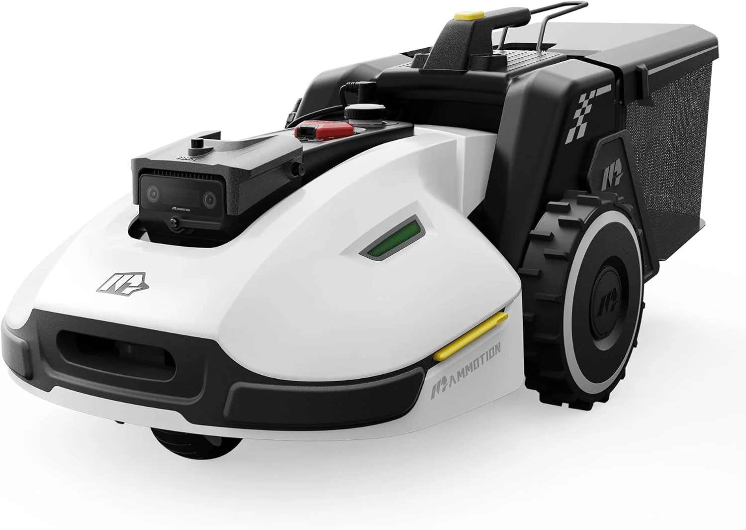 Robot Lawn Mower Reception 0.12 Acre, Max. 0.17 Acre, Ultrasense AI Vision+ RTK Positioning, Auto Mapping, App Control,45% Slope, Cutting Height 2''~3.5'', 3 Mowing Zones