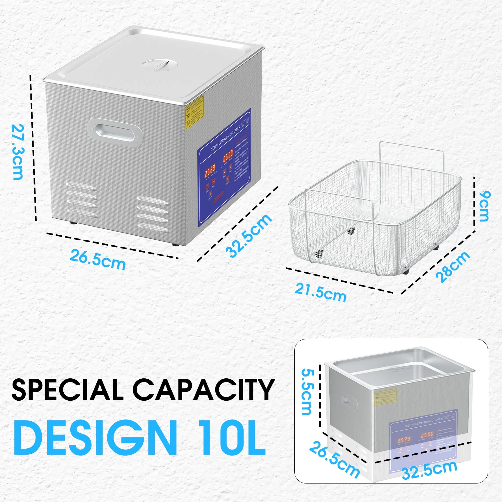 10L Ultrasonic Cleaner Machine