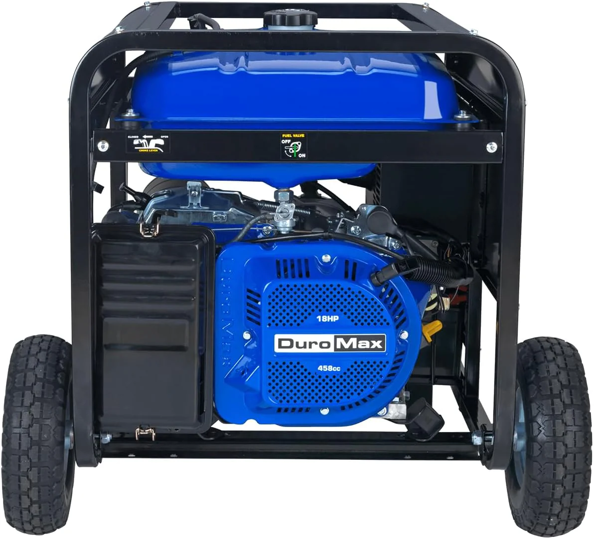 DuroMax XP13000EH 13,000-Watt Dual Fuel Portable Generator - Gas & Propane, Electric Start, Whole Home Backup Power, Transfer Switch Ready, RV & Emergency Ready