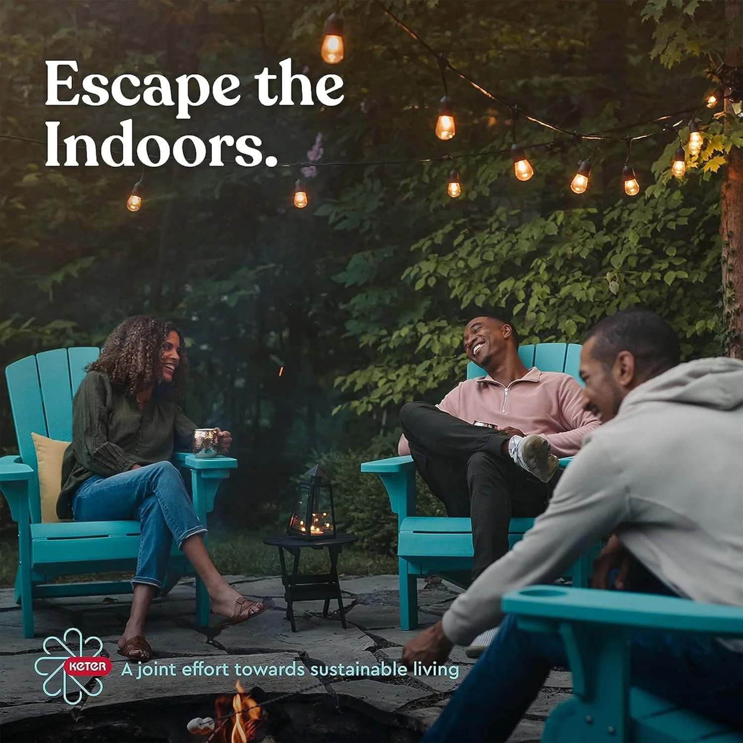 Keter Outdoor Rolling Table Cart for Food Prep, Storage, Bar & Grill, Dark Brown