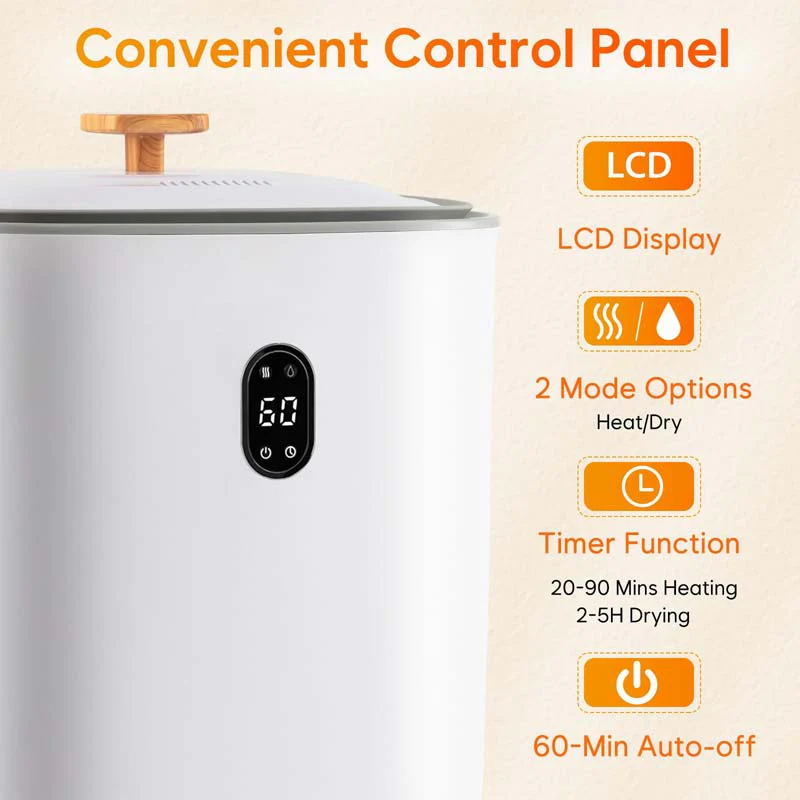 35L Large Towel Warmer Bucket Bathroom Spa Damp Towel Heater & Dryer Combo for Oversized Towels Bathrobes Blankets