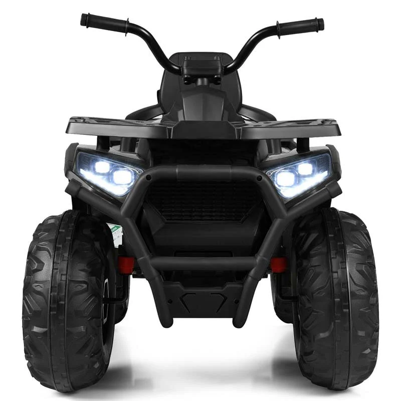 12V Kids Ride-On Electric ATV 4-Wheeler Quad Car Toy with MP3 & LED Lights