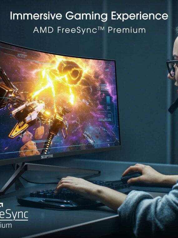 Sceptre 34 Inch 165Hz Curved Ultrawide WQHD Monitor