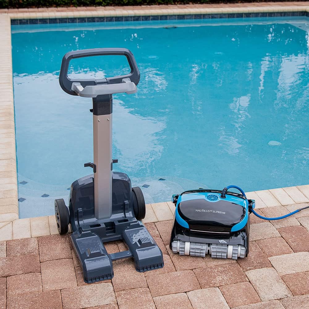 Nautilus CC Plus Wi-Fi Automatic Robotic Pool Vacuum Cleaner, Always Cleaning, Never Charging, with Wall Climbing Scrubber Brush, Ideal for In-Ground Pools up to 50 FT in Length