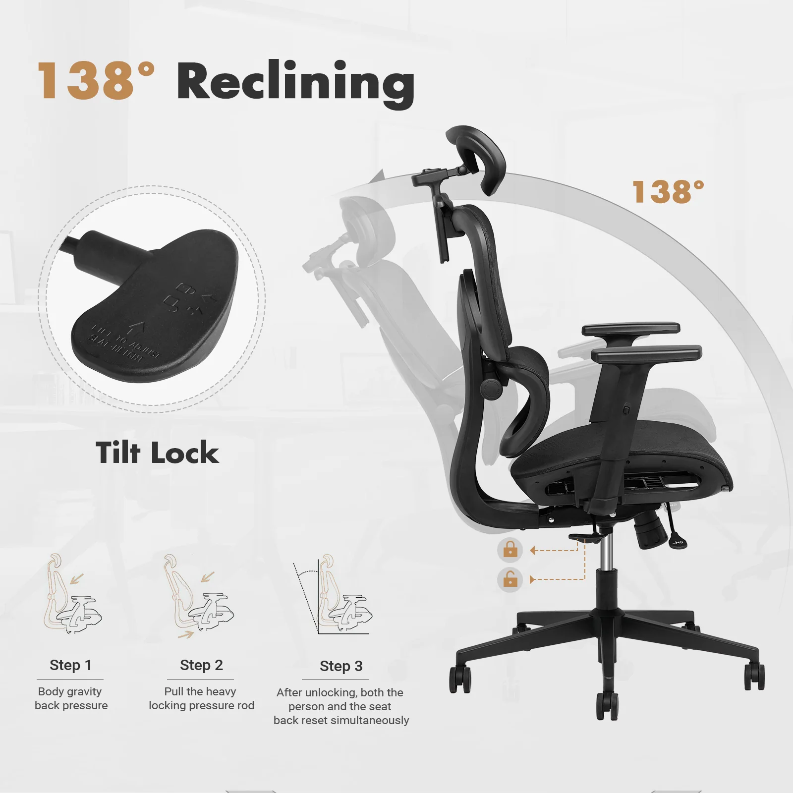 Ergonomic Office Chair Computer Chairs