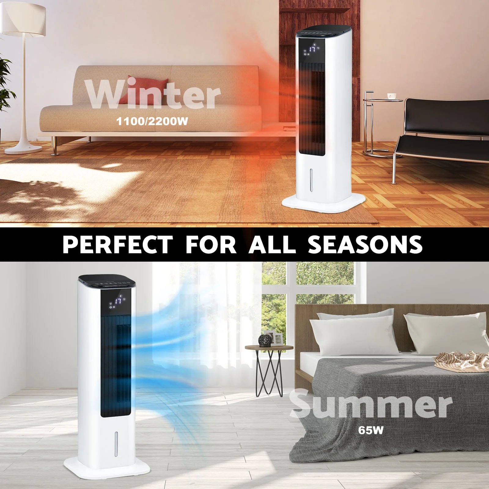 Cooler & Heater 3.5L Air Conditioner Fan