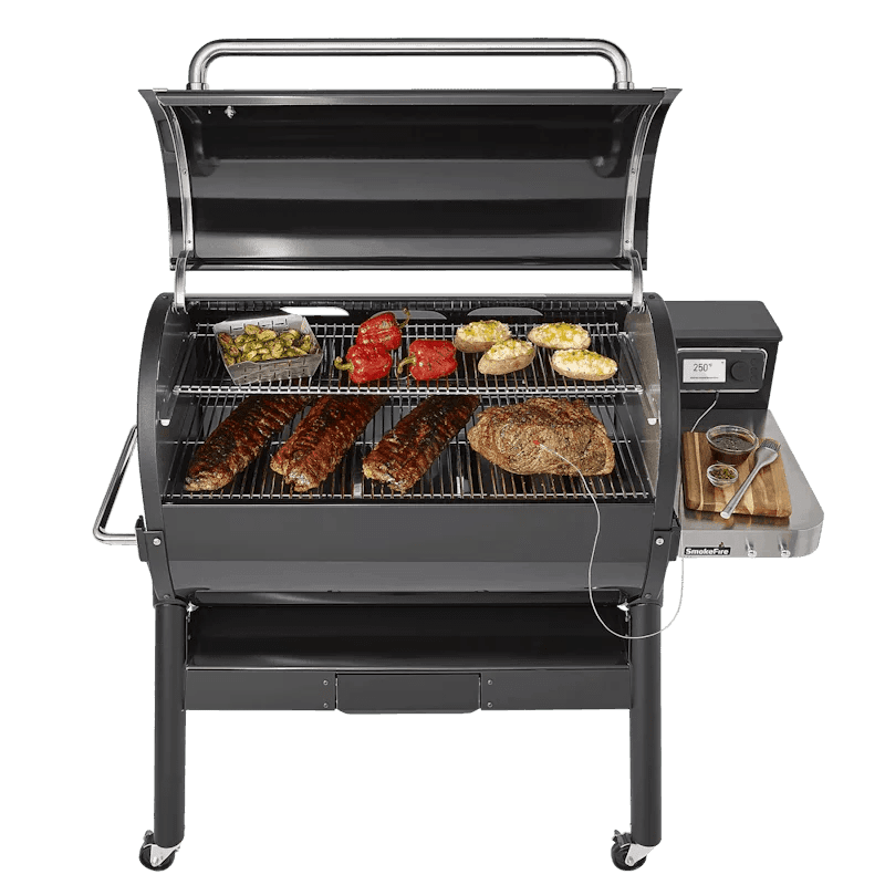 Weber SmokeFire EX6 Wood Fired Pellet Grill �C Black