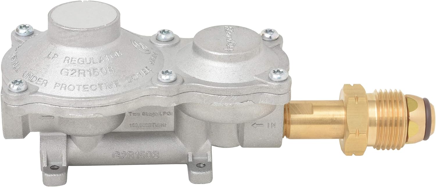 Steel Propane Tank Cylinder with POL Valve and Collar, Great for Mixed Heating Systems, Home fireplaces, Dryers and Grills-Flame King