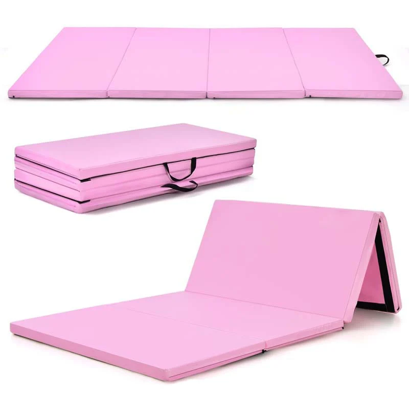 8' x 4' Anti-Tear Folding Gymnastics Mat for Yoga Fitness, 2