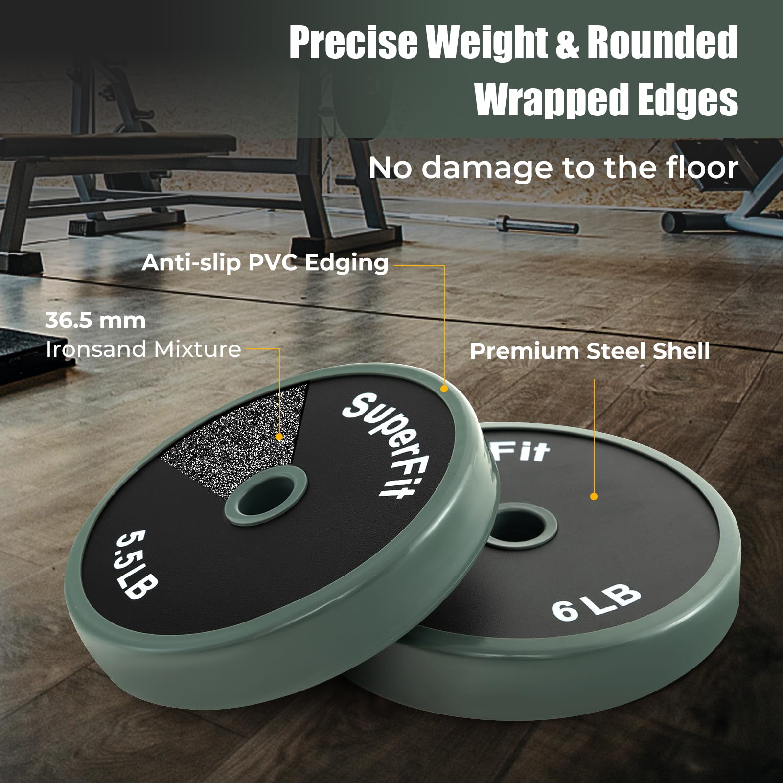 Adjustable Dumbbell Set, 92 LBS Free Weight Set w/Connector