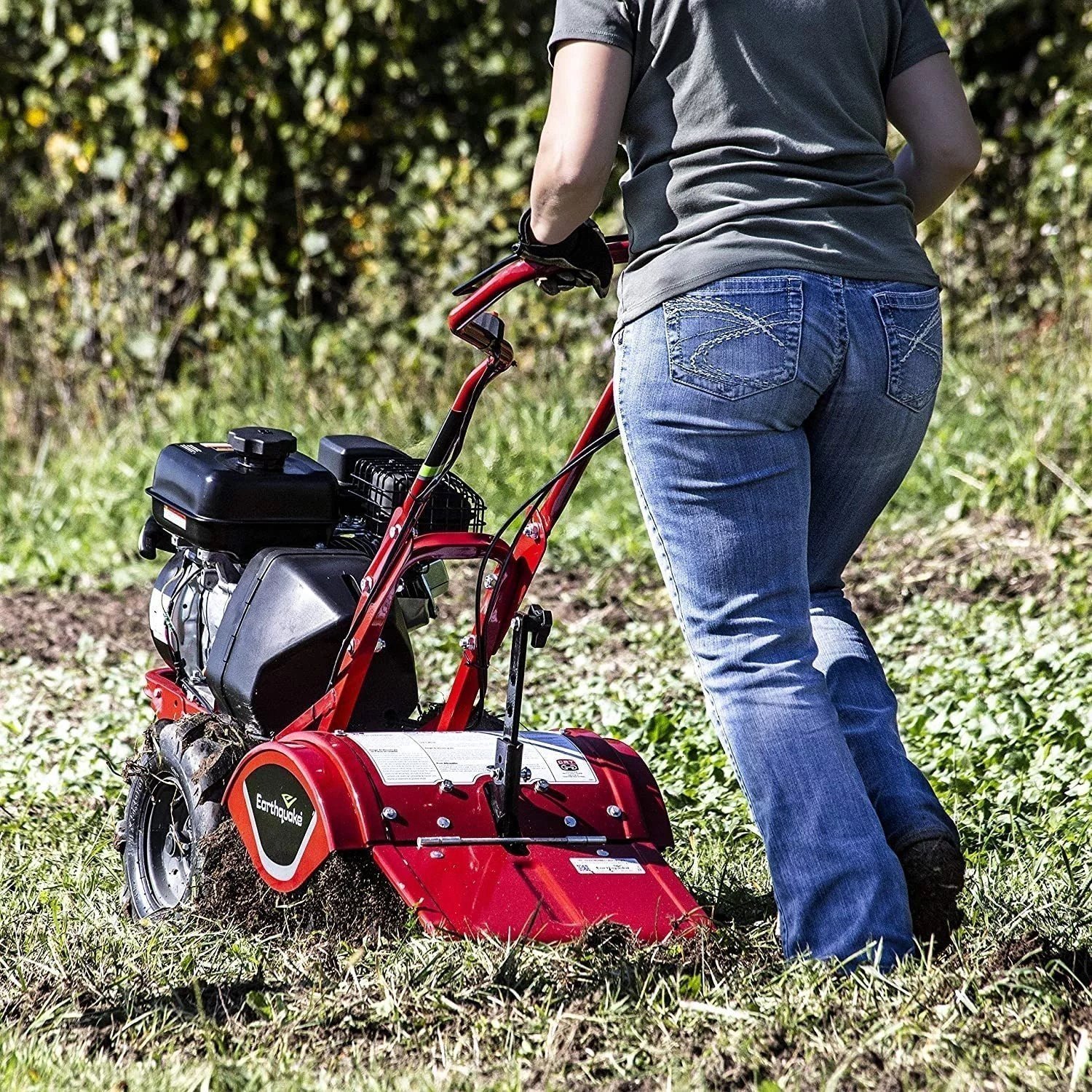 Earthquake 33970 Victor Rear Tine Tiller, Powerful 212cc 4-Cycle Vipe Engine