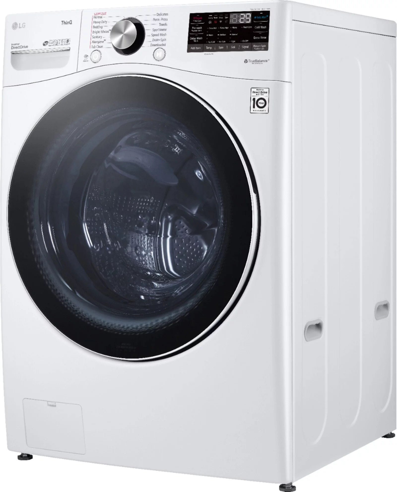 LG �C 5.0 Cu. Ft. High-Efficiency Stackable Smart Front Load Washer with Steam and Built-In Intelligence �C White