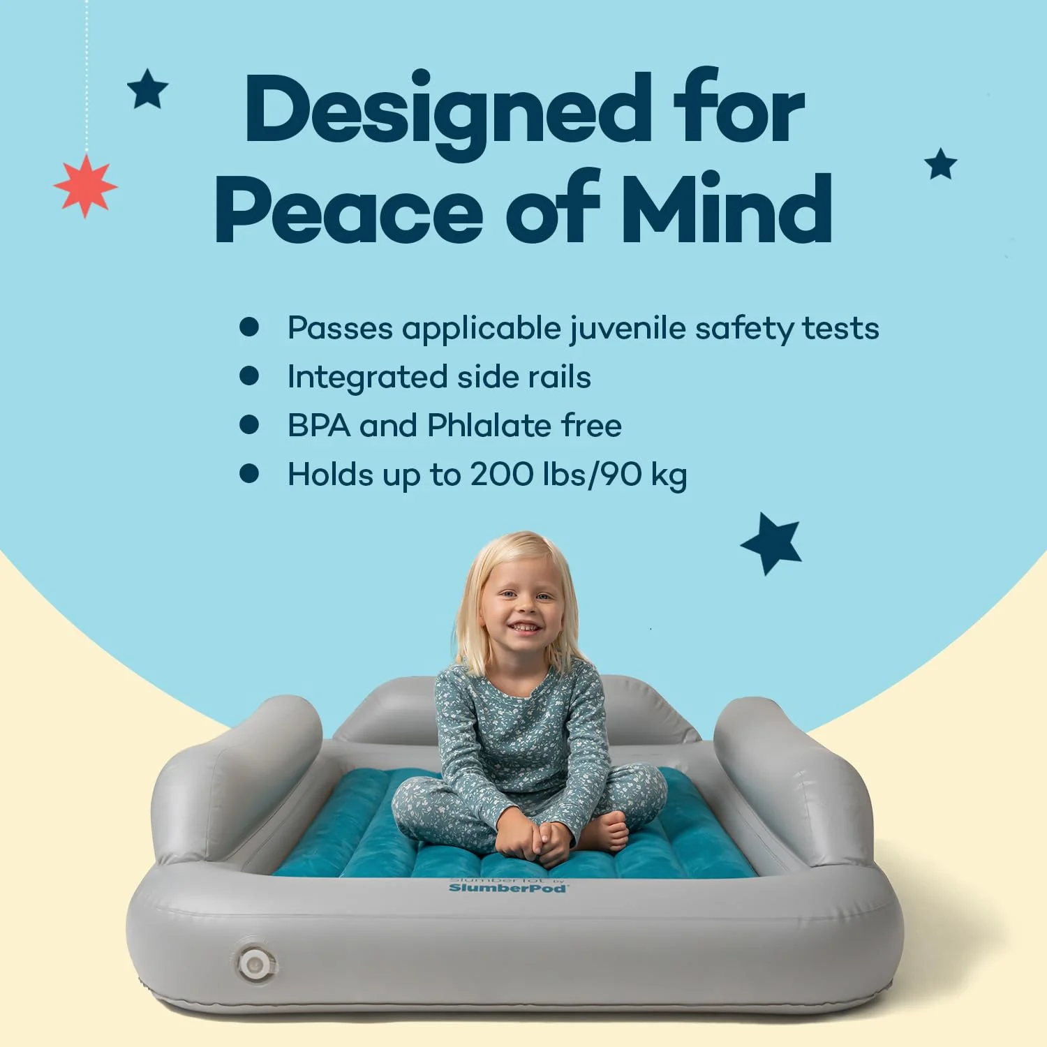 SlumberPod SlumberTot Inflatable Toddler Travel Bed