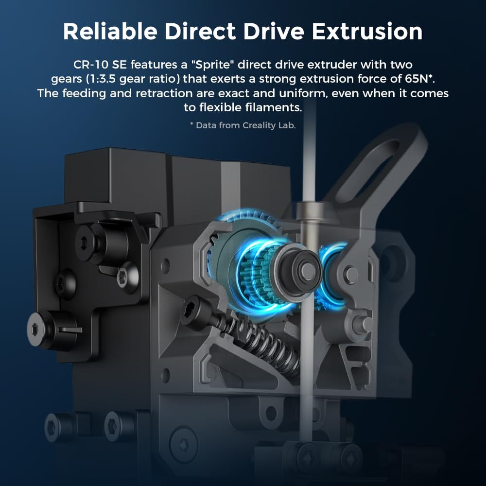 2024 New Version Creality K1C 3D Printer, 600mm/s Fast Printing Speed and Clog-free Direct Extruder, Support 300�� Printing and Carbon Fiber Filament, Auto Leveling and AI Camera 8.66*8.66*9.84 inch