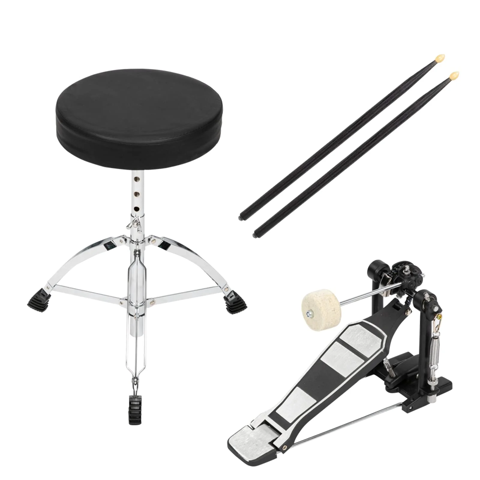 Ktaxon 5-Piece Adult Drum Set, 22 Inch Full-Size Drums Kit